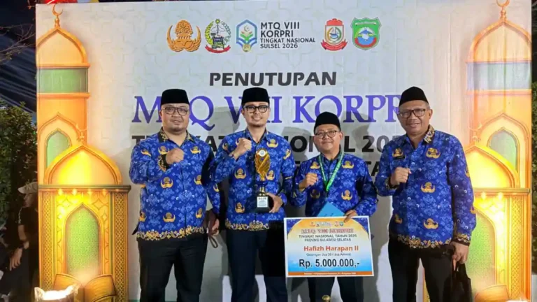 Boltim Buktikan ASN Daerah Mampu Bersaing di Level Nasional, Irwandi Mamonto Raih Harapan II MTQ KORPRI