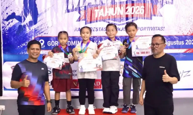 Kapolresta Manado Tutup Walikota Cup 2026, Dorong Lahirnya Atlet Bulutangkis Berprestasi