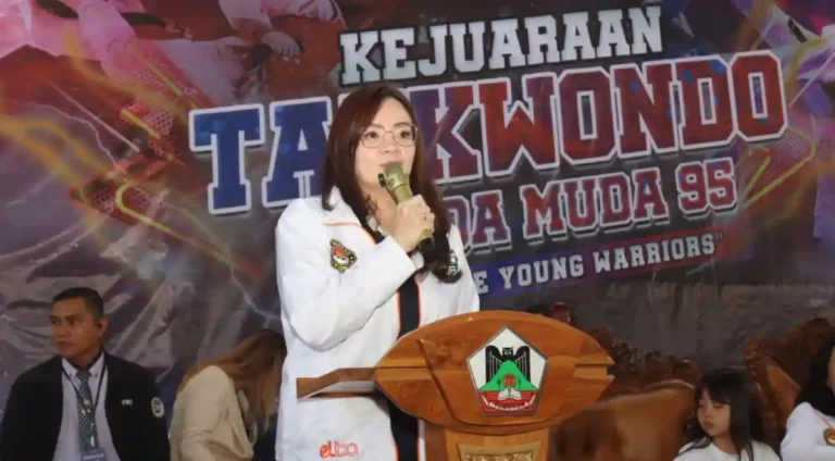 Sendy Rumajar Dorong Lahirnya Atlet Taekwondo Bermental Juara dari Tomohon