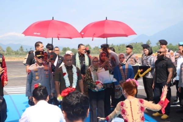 Disambut Gubernur dan Forkopimda, Yudho Hermanto Mulai Tugas sebagai Kapolda Sulut