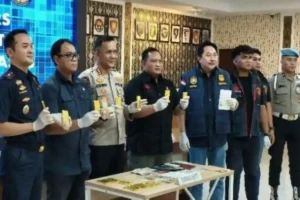 16 Kg Emas Diduga Hasil Tambang Ilegal Diselundupkan, 2 WNA China Ditangkap Polda Sulut