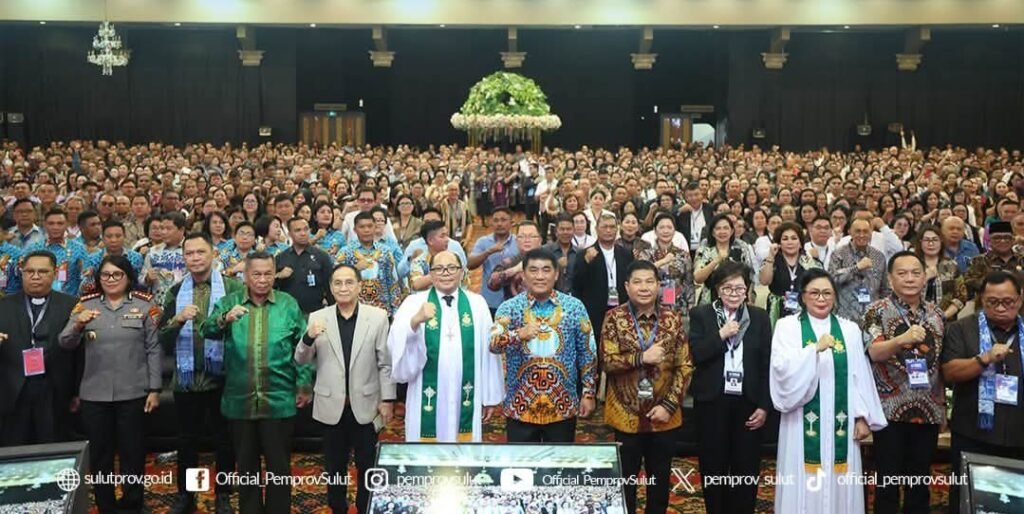 Buka SMSI Ke-82, Yulius Selvanus Tegaskan Dukungan Penuh Pemprov Sulut untuk Eksistensi dan Pelayanan GMIM