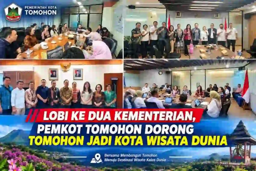 Tomohon Masuk Lokus Program SQTDP, Pemkot Kejar Target Kota Wisata Dunia