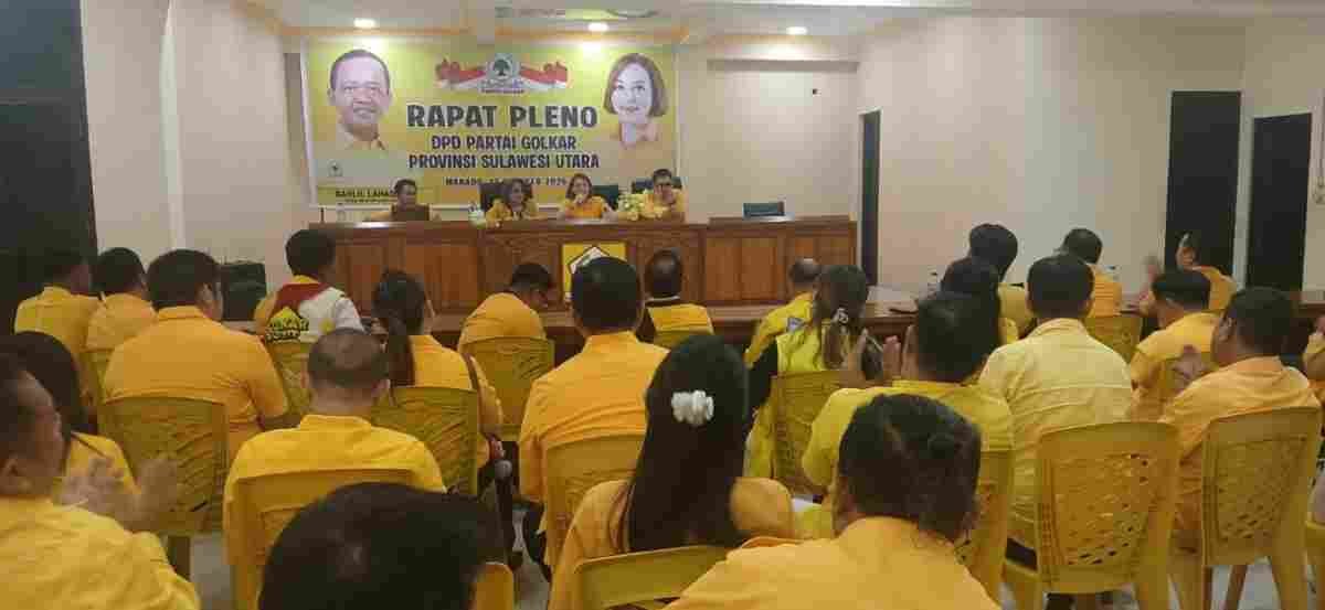 Rapat Pleno Perdana Golkar Sulut